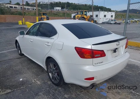 2008 Lexus Is 250 z USA, uszkodzony, nr VIN JTHBK262X82074984